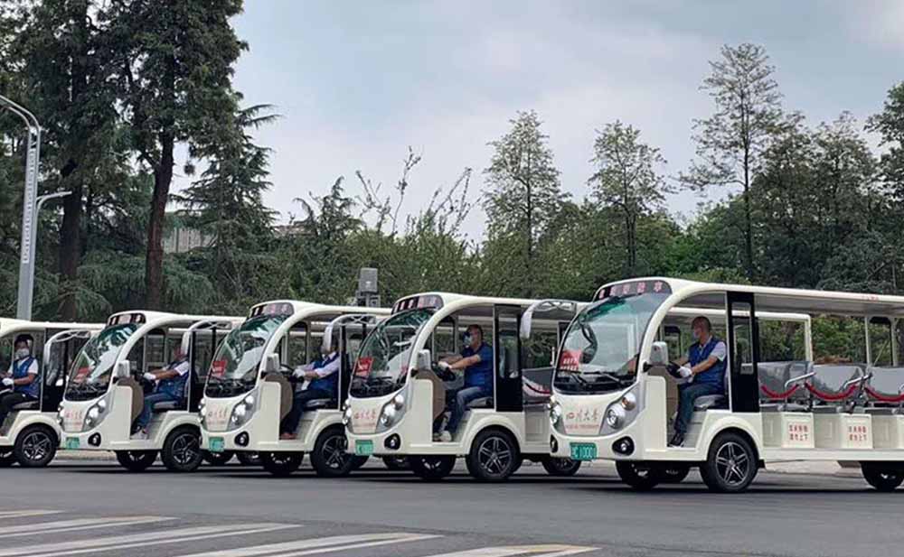 四川大學觀光車案例圖片